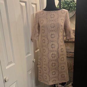 Adriana Papell Beige Dress